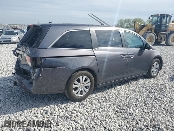 2016 Honda Odyssey EX-L with VIN 5FNRL5H63GB075758, listed as a Copart auction lot 50890445 with 139,564 mi miles and Salvage Title. Bid and sale history available at carsss.com. Image 3.