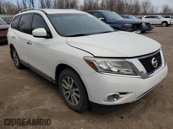 2014 Nissan Pathfinder SL z VIN 5N1AR2MMXEC671275, wystawiony jako Copart lot #51364405 z przebiegiem 160 087 mil mil oraz Czysty tytuł • Clean title. Historia ofert i sprzedaży dostępna na DreamBid. Obrazek 4.