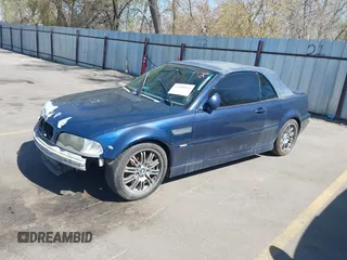 2003 BMW 3 Series M3 with VIN WBSBR93483PK03594, listed as a IAAI auction lot 41981844 with 182,196 mi miles. Bid and sale history available at carsss.com. Image 17.