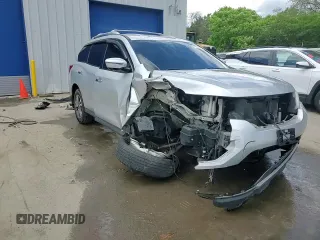 2017 Nissan Pathfinder Platinum z VIN 5N1DR2MMXHC686473, wystawiony jako Copart lot #58182055 z przebiegiem 252 933 mil mil oraz Szkoda całkowita • Salvage title. Historia ofert i sprzedaży dostępna na DreamBid. Obrazek 15.