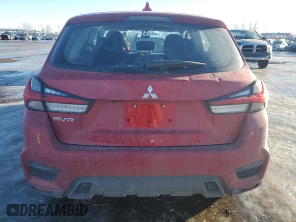 2024 Mitsubishi RVR ES with VIN JA4AHUAU9RU604555, listed as a Copart auction lot 86987234 with 10,554 mi miles and Clean Title. Bid and sale history available at carsss.com. Image 6.