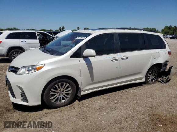 2020 Toyota Sienna XLE Auto Access Seat z VIN 5TDYZ3DC2LS055002, wystawiony jako Copart lot #56476025 z przebiegiem 69 497 mil mil oraz Szkoda całkowita • Salvage title. Historia ofert i sprzedaży dostępna na DreamBid. Obrazek 1.