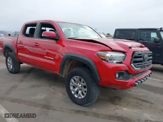 2023 Toyota Tacoma 4WD SR with VIN 3TMCZ5AN9PM628155, listed as a IAAI auction lot 42035014 with 22,264 mi miles. Bid and sale history available at carsss.com. Image 1.