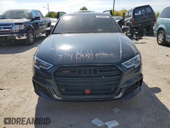 2017 Audi A3 Sedan Premium Plus with VIN WAUJ8GFF5H1058660, listed as a Copart auction lot 70348483 with 82,094 mi miles. Bid and sale history available at carsss.com. Image 5.