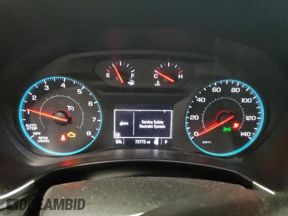2018 Chevrolet Equinox LT z VIN 3GNAXSEV0JS593635, wystawiony jako Copart lot #59018125 z przebiegiem 72 772 mil mil oraz Szkoda całkowita • Salvage title. Historia ofert i sprzedaży dostępna na DreamBid. Obrazek 9.