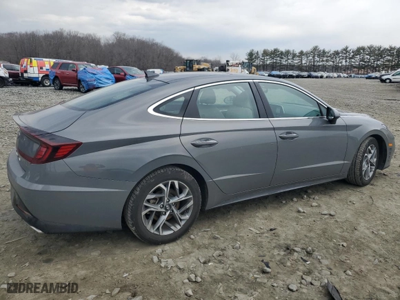 2023 Hyundai Sonata SEL with VIN KMHL14JA0PA262934, listed as a Copart auction lot 46932555 with 61,342 mi miles and Salvage Title. Bid and sale history available at carsss.com. Image 3.