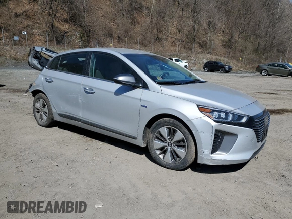 2019 Hyundai Ioniq Limited with VIN KMHC75LD7KU159934, listed as a Copart auction lot 52484375 with 26,629 mi miles and Salvage title. Bid and sale history available at DreamBid. Image 4.