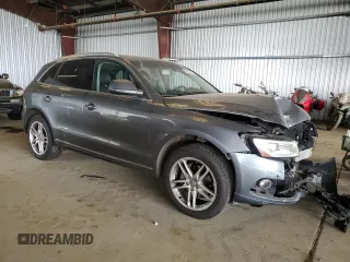 2014 Audi Q5 Premium Plus with VIN WA1LFAFP8EA060500, listed as a Copart auction lot 62337165 with 97,598 mi miles and Salvage title. Bid and sale history available at DreamBid. Image 4.