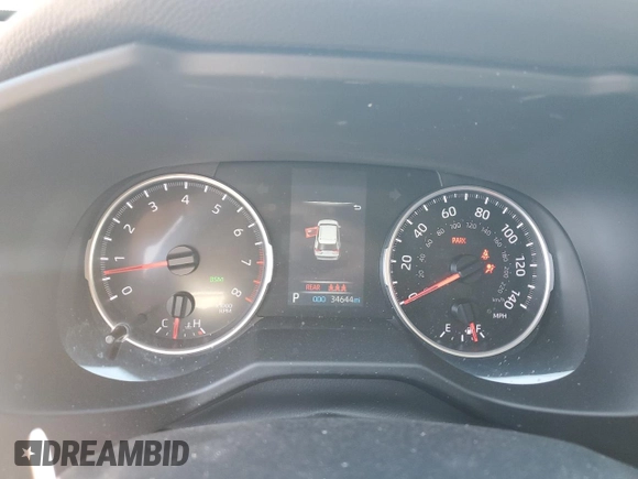 2022 Toyota RAV4 XLE with VIN 2T3W1RFV1NW202993, listed as a Copart auction lot 50620845 with 34,644 mi miles and Salvage title. Bid and sale history available at DreamBid. Image 9.