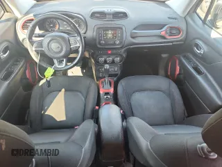 2015 Jeep Renegade Trailhawk with VIN ZACCJBCT0FPB59921, listed as a Copart auction lot 64270935 with 84,906 mi miles and Salvage title. Bid and sale history available at DreamBid. Image 8.