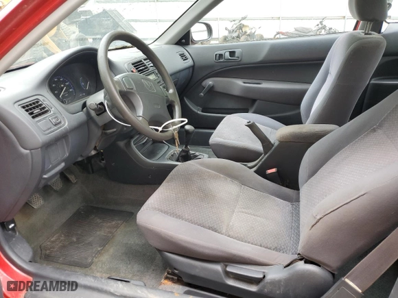 1996 Honda Civic DX with VIN 2HGEJ6348TH125852, listed as a Copart auction lot 87157804 with 93,357 mi miles and Non Repairable. Bid and sale history available at carsss.com. Image 7.