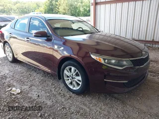 2016 Kia Optima LX with VIN 5XXGT4L38GG028656, listed as a IAAI auction lot 42789236 with 83,411 mi miles and . Bid and sale history available at DreamBid. Image 1.