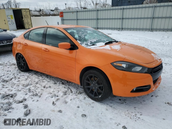 2014 Dodge Dart SXT with VIN 1C3CDFBB4ED719758, listed as a Copart auction lot 45185255 with 146,284 mi miles and Salvage Title. Bid and sale history available at carsss.com. Image 4.