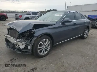 2016 Mercedes-Benz C 300 Luxury with VIN 55SWF4KB3GU099132, listed as a Copart auction lot 51947025 with 95,419 mi miles and Salvage Title. Bid and sale history available at carsss.com. Image 1.