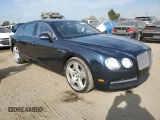2015 Bentley Flying Spur with VIN SCBEC9ZA1FC049618, listed as a Copart auction lot 83489764 with 85,979 mi miles and Salvage title. Bid and sale history available at DreamBid. Image 4.