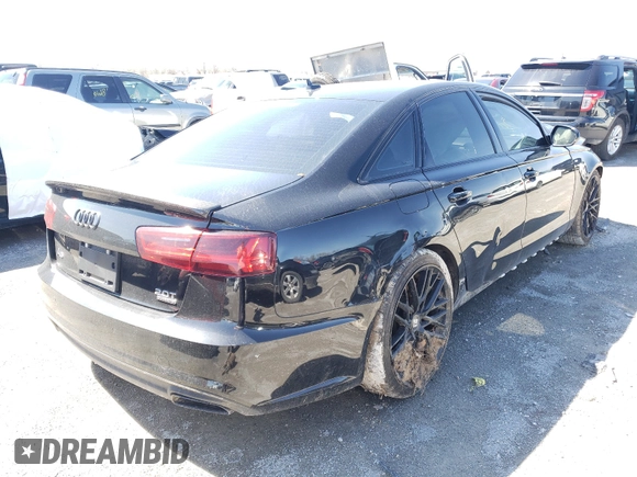 2017 Audi A6 Premium Plus with VIN WAUG8AFC1HN019022, listed as a Copart auction lot 38033001 with 77,582 mi miles. Bid and sale history available at carsss.com. Image 4.