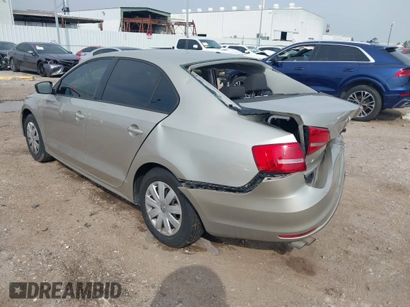 2015 Volkswagen Jetta S с VIN 3VW2K7AJ6FM261493, выставлен на аукционе IAAI как лот 41691294 с пробегом 161 403 миль миль и . История ставок и продаж доступна на DreamBid. Изображение 3.