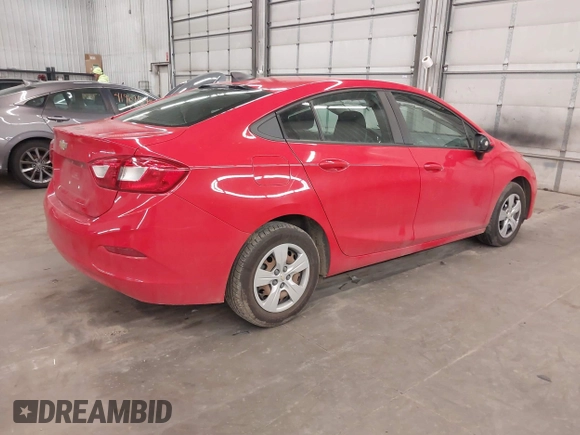 2018 Chevrolet Cruze LS with VIN 1G1BC5SM9J7216511, listed as a IAAI auction lot 41989915 with 67,740 mi miles and . Bid and sale history available at DreamBid. Image 4.