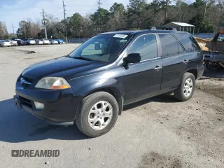 2001 Acura MDX Touring Pkg with VIN 2HNYD18691H533431, listed as a Copart auction lot 44163305 with 319,985 mi miles and Salvage Title. Bid and sale history available at carsss.com. Image 1.