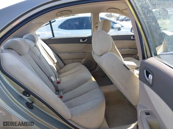 2007 Hyundai Sonata GLS with VIN 5NPET46C87H232252, listed as a IAAI auction lot 41689159 with 190,024 mi miles. Bid and sale history available at carsss.com. Image 8.
