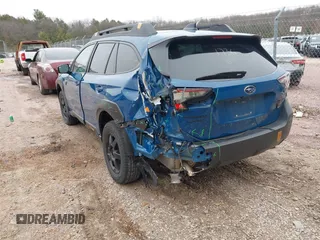2022 Subaru Outback Wilderness with VIN 4S4BTGUDXN3182443, listed as a IAAI auction lot 41931736 with 33,668 mi miles and . Bid and sale history available at DreamBid. Image 3.