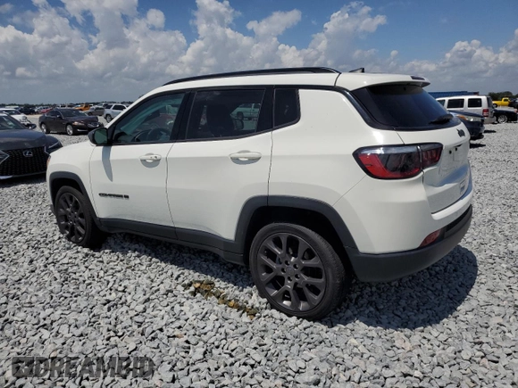 2021 Jeep Compass 80th Anniversary with VIN 3C4NJCEB4MT604075, listed as a Copart auction lot 52258645 with 78,510 mi miles and Non Repairable. Bid and sale history available at carsss.com. Image 2.