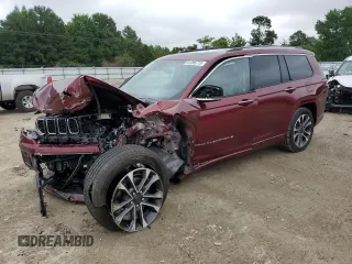 2022 Jeep Grand Cherokee Overland with VIN 1C4RJKDG5N8516550, listed as a Copart auction lot 61286715 with 42,138 mi miles and Salvage title. Bid and sale history available at DreamBid. Image 1.