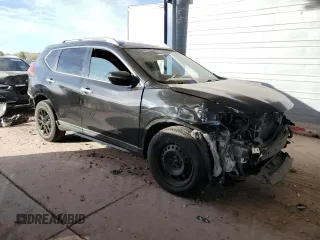 2017 Nissan Rogue SV with VIN KNMAT2MT5HP510648, listed as a Copart auction lot 44515485 with 163,016 mi miles and Salvage title. Bid and sale history available at DreamBid. Image 4.
