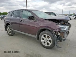 2018 Toyota RAV4 LE with VIN 2T3BFREV0JW713641, listed as a Copart auction lot 55113905 with 58,617 mi miles and Salvage Title. Bid and sale history available at carsss.com. Image 4.