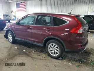 2015 Honda CR-V EX-L with VIN 5J6RM4H73FL089777, listed as a Copart auction lot 51011385 with 0 mi miles and Non Repairable. Bid and sale history available at carsss.com. Image 2.