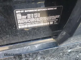 2022 BMW 2 Series 228i xDrive z VIN WBA73AK07N7K51733, wystawiony jako Copart lot #44330965 z przebiegiem 34 068 mil mil oraz Szkoda całkowita • Salvage title. Historia ofert i sprzedaży dostępna na DreamBid. Obrazek 12.