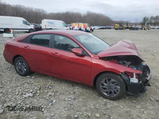 2024 Hyundai Elantra SEL with VIN KMHLM4DG5RU729855, listed as a Copart auction lot 47969195 with 11,835 mi miles and Salvage Title. Bid and sale history available at carsss.com. Image 4.