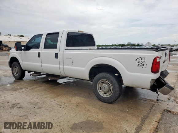 2015 Ford F-250 Lariat with VIN 1FT7W2B65FEB78430, listed as a Copart auction lot 60840485 with 158,119 mi miles and Salvage title. Bid and sale history available at DreamBid. Image 2.