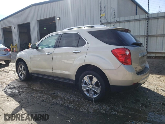 2013 Chevrolet Equinox LTZ with VIN 2GNALFEK7D1198859, listed as a Copart auction lot 45163335 with 71,797 mi miles and Salvage Title. Bid and sale history available at carsss.com. Image 2.