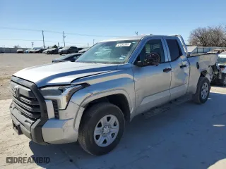 2024 Toyota Tundra 4WD SR with VIN 5TFKB5DA7RX185204, listed as a Copart auction lot 47282395 with 21,836 mi miles and Salvage Title. Bid and sale history available at carsss.com. Image 1.