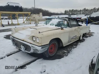 1959 Ford Thunderbird with VIN H9YJ108747, listed as a Copart auction lot 87245994 with 66,285 mi miles and Clean Title. Bid and sale history available at DreamBid. Image 1.