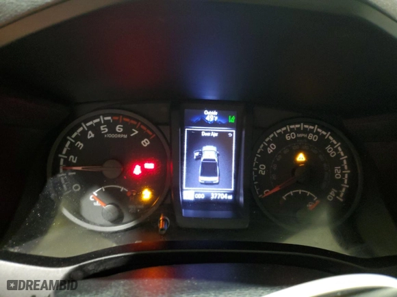 2020 Toyota Tacoma 2WD SR with VIN 5TFRX5GN9LX172895, listed as a Copart auction lot 52379895 with 37,704 mi miles and Clean Title. Bid and sale history available at carsss.com. Image 9.