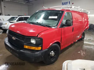 2005 Chevrolet Express Cargo with VIN 1GCFG15X251124239, listed as a Copart auction lot 84716314 with 96,337 mi miles and Salvage Title. Bid and sale history available at DreamBid. Image 1.