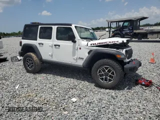 2024 Jeep Wrangler Rubicon z VIN 1C4PJXFG9RW336006, wystawiony jako Copart lot #60237785 z przebiegiem 24 571 mil mil oraz Czysty tytuł • Clean title. Historia ofert i sprzedaży dostępna na DreamBid. Obrazek 4.