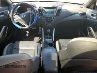 2016 Hyundai Veloster Turbo with VIN KMHTC6AE6GU263626, listed as a Copart auction lot 48868384 with 96,696 mi miles and Non Repairable. Bid and sale history available at carsss.com. Image 8.
