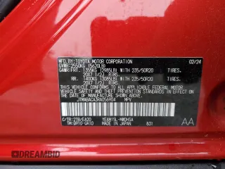 2024 Toyota bZ4X XLE z VIN JTMABACA3RA056904, wystawiony jako Copart lot #55640625 z przebiegiem 30 847 mil mil oraz Szkody całkowita. Historia ofert i sprzedaży dostępna na DreamBid. Obrazek 13.