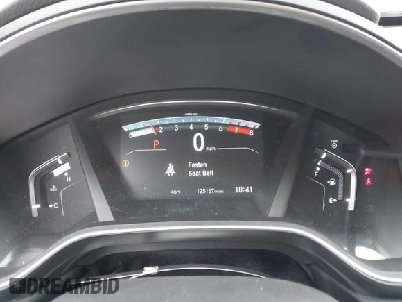 2017 Honda CR-V EX-L with VIN 2HKRW2H81HH609916, listed as a IAAI auction lot 41856345 with 125,167 mi miles. Bid and sale history available at carsss.com. Image 7.