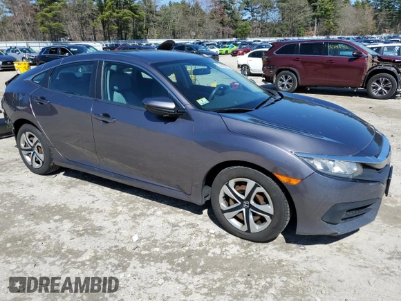 2016 Honda Civic Sedan LX with VIN 19XFC2F56GE205291, listed as a Copart auction lot 52288285 with 120,538 mi miles and Salvage Title. Bid and sale history available at carsss.com. Image 4.