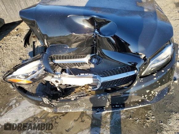 2023 Mercedes-Benz C 300 with VIN W1KWK8EB5PG132823, listed as a Copart auction lot 87249864 with 9,202 mi miles and Salvage Title. Bid and sale history available at DreamBid. Image 11.