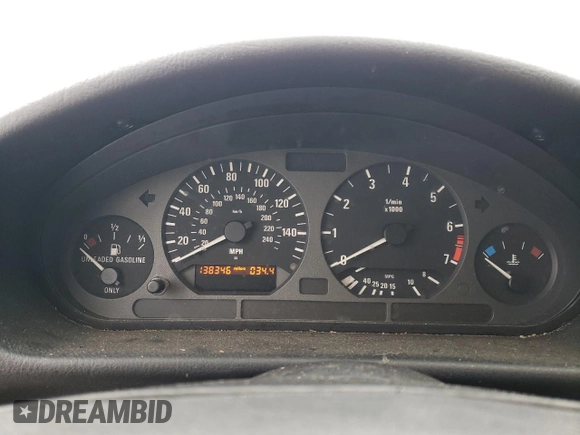 1998 BMW 3 Series 318i with VIN WBACC9329WEE60890, listed as a Copart auction lot 42497055 with 138,346 mi miles and Salvage Title. Bid and sale history available at carsss.com. Image 9.