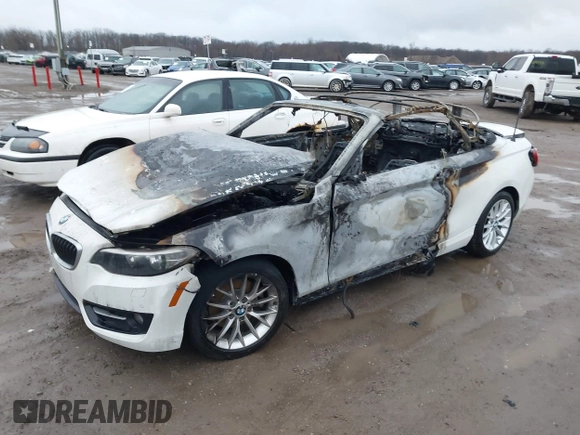 2016 BMW 2 Series 228i xDrive with VIN WBA1L9C56GV325558, listed as a IAAI auction lot 41833671 with 1 mi miles. Bid and sale history available at carsss.com. Image 16.