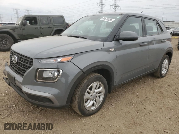 2023 Hyundai Venue SE with VIN KMHRB8A30PU213425, listed as a Copart auction lot 53613055 with 25,358 mi miles and Salvage title. Bid and sale history available at DreamBid. Image 1.
