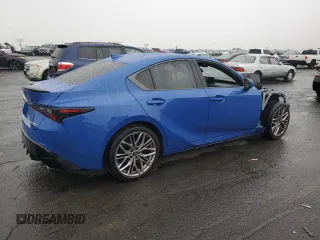 2022 Lexus IS 500 F Sport Performance z VIN JTHAP1D21N5001944, wystawiony jako Copart lot #79621404 z przebiegiem 19 921 mil mil oraz Szkoda całkowita • Salvage title. Historia ofert i sprzedaży dostępna na DreamBid. Obrazek 3.