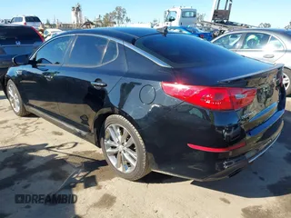 2015 Kia Optima SX Turbo with VIN 5XXGR4A63FG447041, listed as a IAAI auction lot 41812337 with 177,868 mi miles. Bid and sale history available at carsss.com. Image 3.