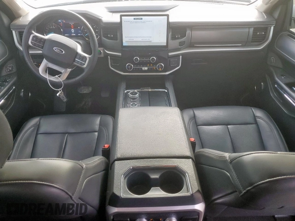 2023 Ford Expedition Max XLT with VIN 1FMJK1J80PEA10061, listed as a Copart auction lot 56744435 with 24,979 mi miles and Salvage title. Bid and sale history available at DreamBid. Image 8.